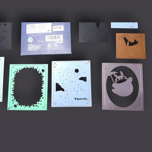 Studio Ghibli Totoro Paper Theater PT-048 Moonlight Sky Kit Open No Instructions - Picture 5 of 8